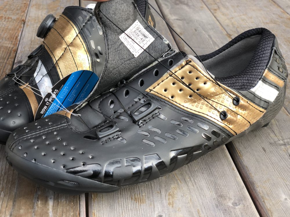 Bont helix サイズ42 黒金 - ウエア